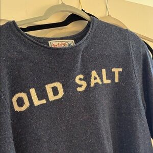 Kiel James Patrick Old Salt Navy Crewneck Sweater - Size M